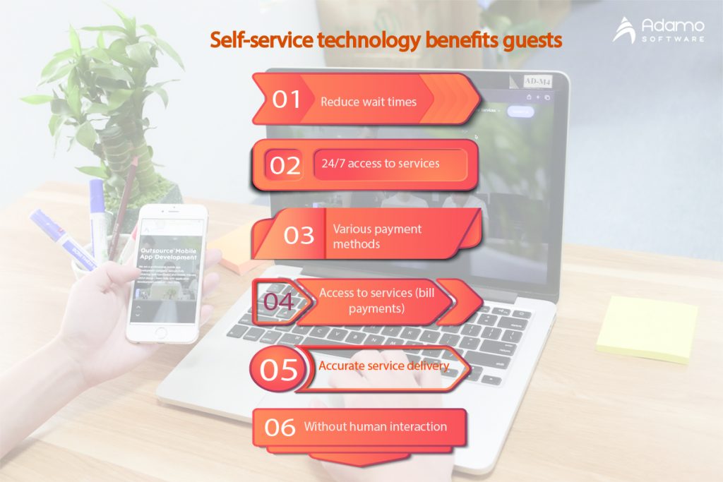 Self-service technology benefits hotels | Adamo Software