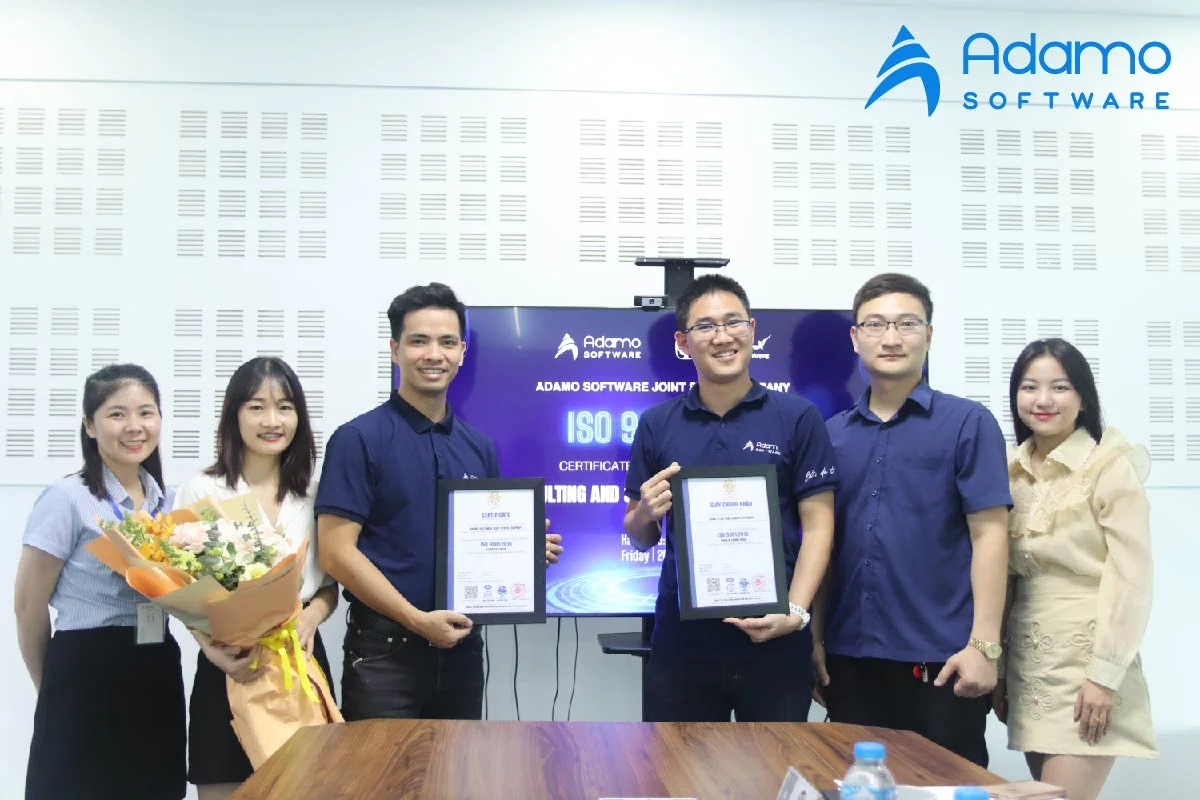 Finally, Adamo got ISO 9001:2015 for software development services