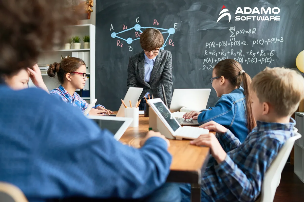AI in education app development | Adamo Software educational-app-development-3
