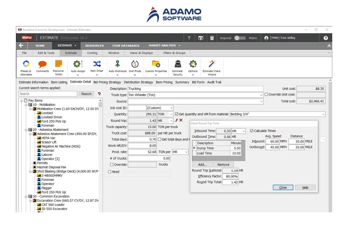 Best Construction Estimating Software - BED | Adamo Software best-construction-estimating-software-6