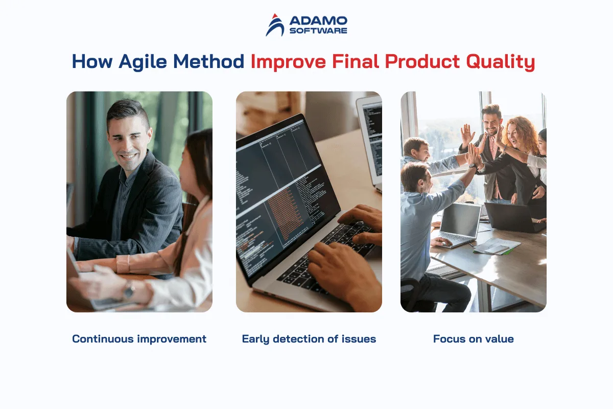 benefits of agile methodology to improve final product quality | Adamo Software benefits-of-agile-methodology-2