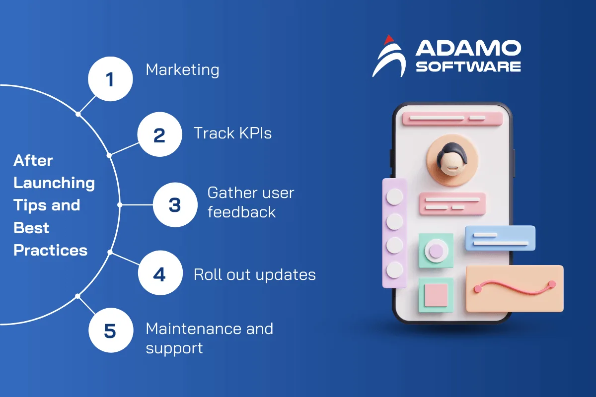 how to make a mobile app - after launching | Adamo Software how-to-make-a-mobile-app-4