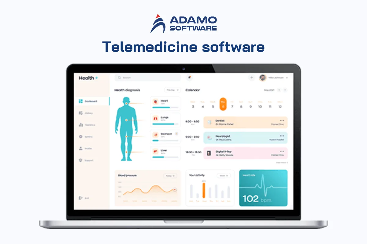 Telemedicine software healthcare saas | Adamo Software healthcare-saas-3