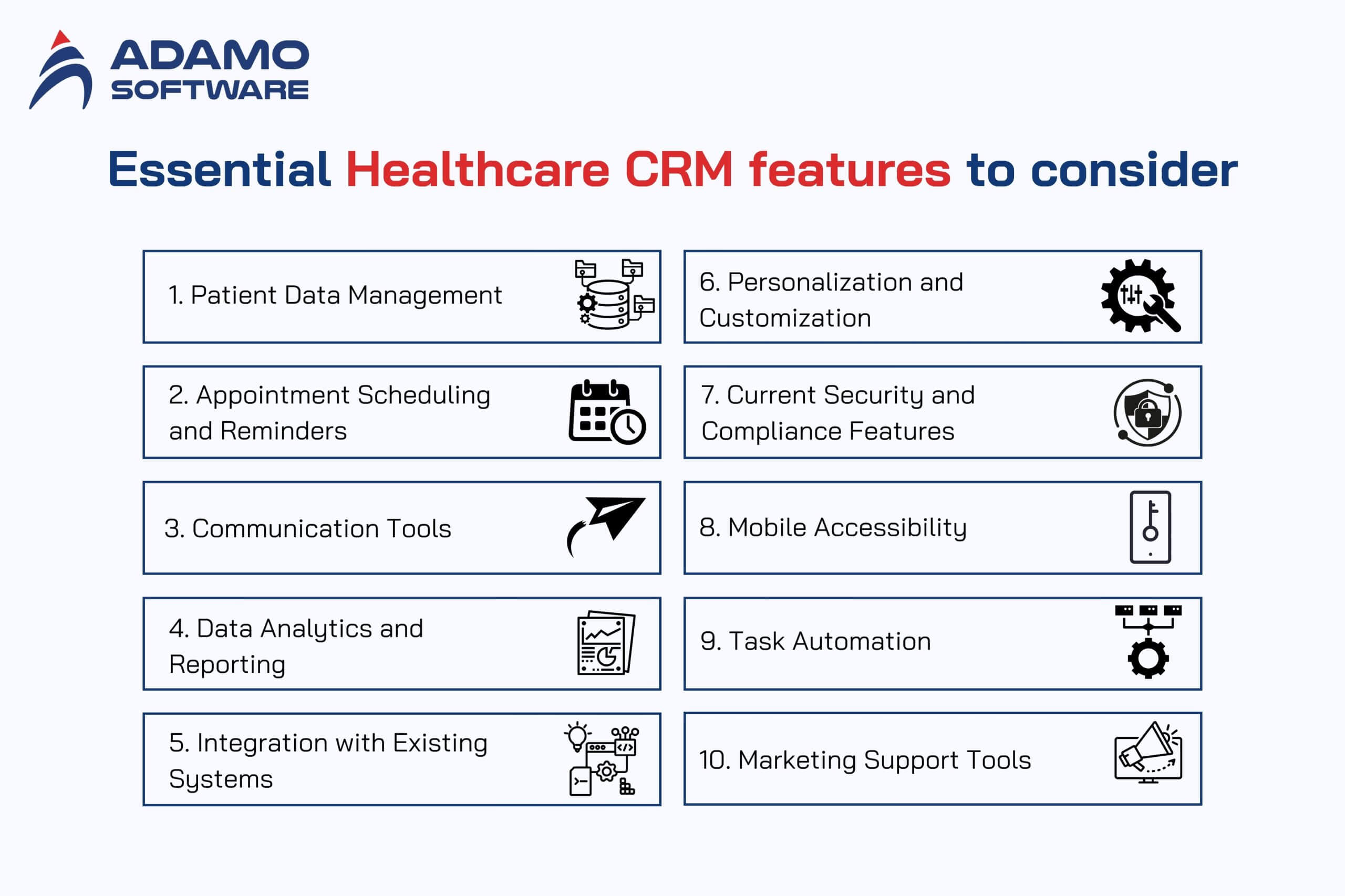 benefits of crm in healthcare 