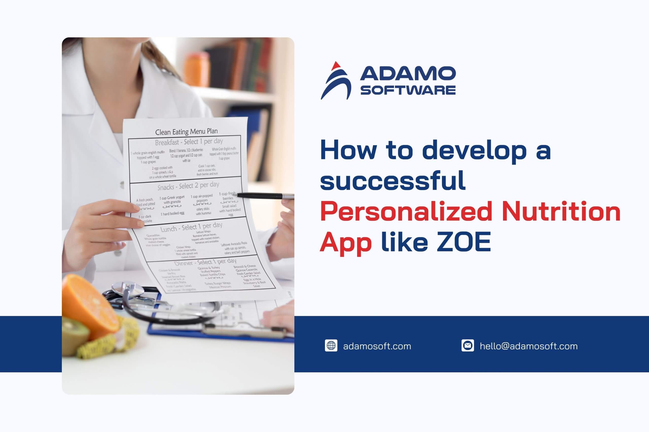 personalized nutrition app