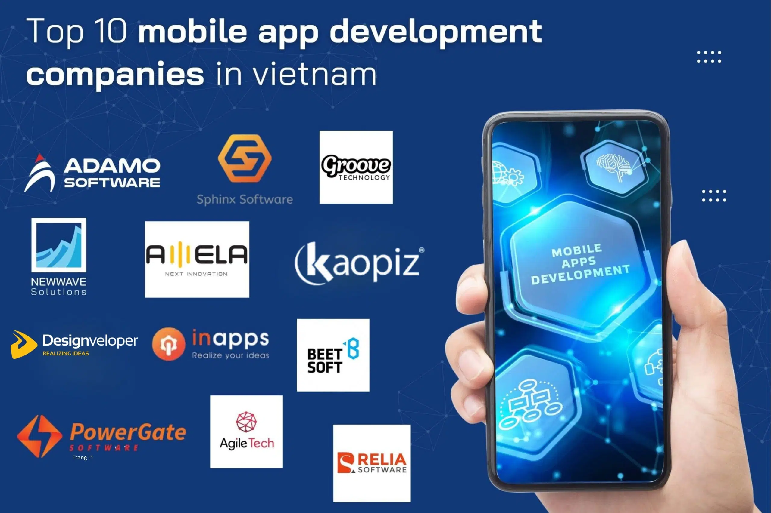 top mobile app development companies in vietnam update | Adamo Software top mobile app development companies in vietnam update