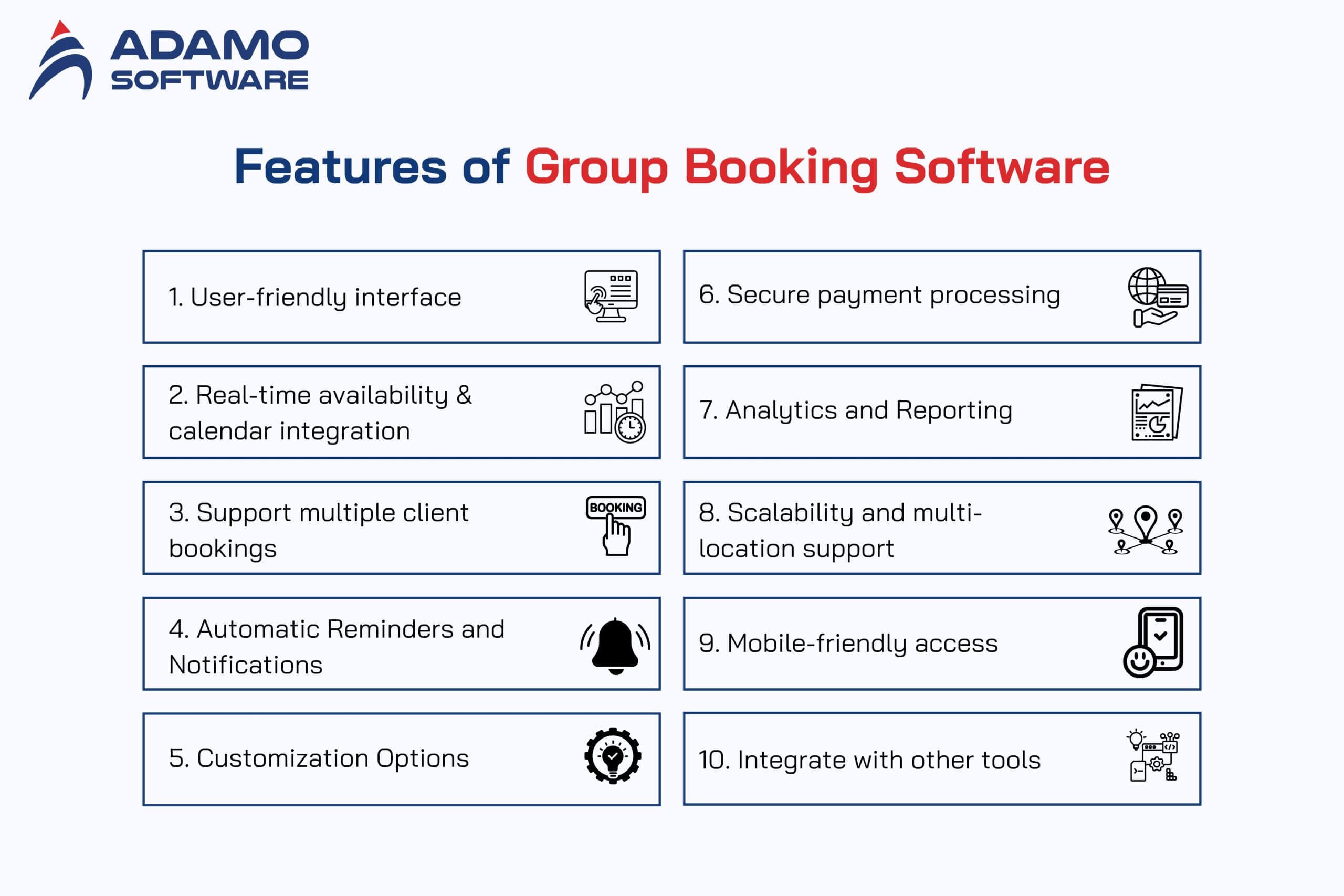 Group booking software 2