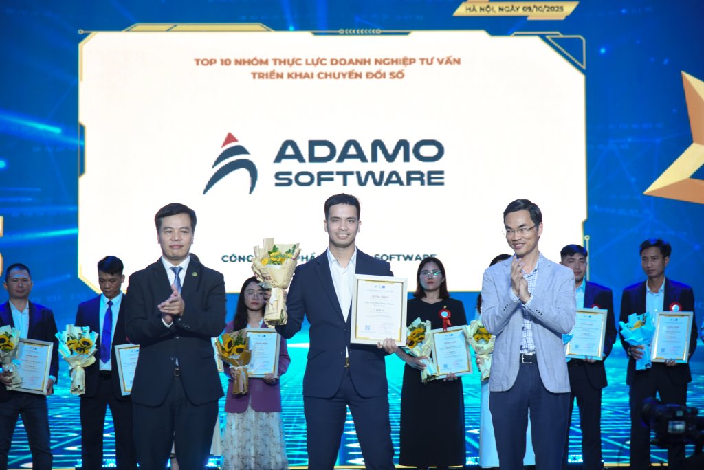 Adamo Software Wins Big at Vietnam Top 10 Tech & Map 2025 Awards