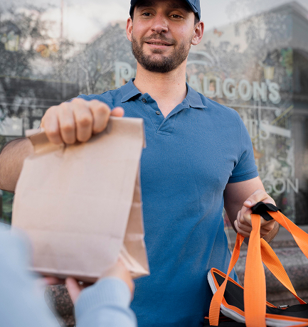 food ordering system in third-party delivery integration