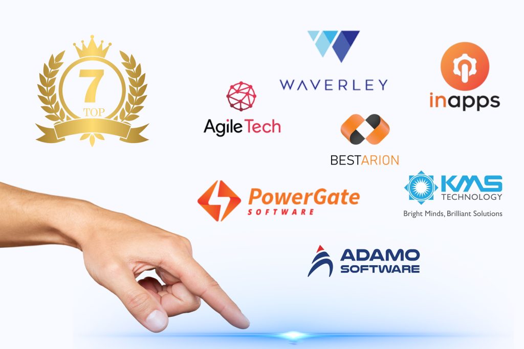 top 7 software development companies | Adamo Software top 7 software development companies